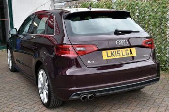 AUDI A3 1.4TFSi S-LINE SPORTBACK 5 DOOR S-TRONIC AUTO 123 BHP (EURO 6)