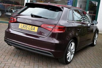 AUDI A3 1.4TFSi S-LINE SPORTBACK 5 DOOR S-TRONIC AUTO 123 BHP (EURO 6)