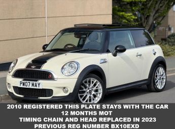 MINI Hatch 1.6 Cooper S Hatchback 3dr Petrol Manual Euro 5 (184 ps)