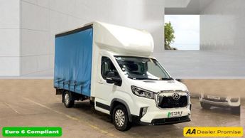 MAXUS EDELIVER 9 White 65kWh electric curtain side, 22,900 miles, Automatic, 10in