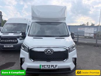 MAXUS EDELIVER 9 White 65kWh electric curtain side, 22,900 miles, Automatic, 10in