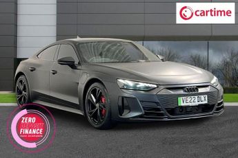 AUDI E-TRON GT 93.4kWh Saloon 4dr Electric Auto quattro (476 ps) Panoramic Glas