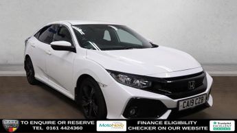 HONDA CIVIC 1.0 VTEC Turbo SR Hatchback 5dr Petrol CVT Euro 6 (s/s) (126 ps)