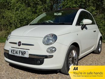 Fiat 500 1.2 Lounge Convertible 2dr Petrol Manual Euro 6 (s/s) (69 bhp)