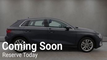 AUDI A3 1.4 TFSIe 40 Sport Sportback 5dr Petrol Plug-in Hybrid S Tronic 