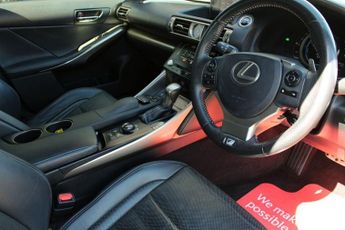 LEXUS IS 2.5 300h F Sport Saloon 4dr Petrol Hybrid E-CVT Euro 5 (s/s) (22