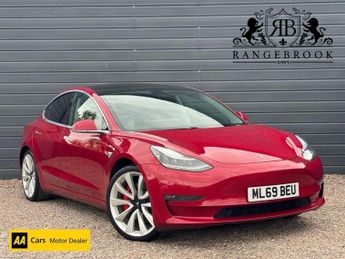 Tesla Model 3 (Dual Motor) Performance Saloon 4dr Electric Auto 4WDE (Performa