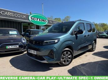 Vauxhall Combo 52kWh Ultimate MPV 5dr Electric Auto (7.4kW Charger) (136 ps)