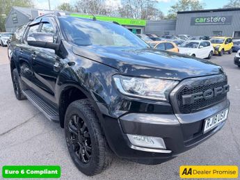 Ford Ranger Black 3.2 TDCi Wildtrak pickup, 98,000 miles, Automatic 4WD, 18i