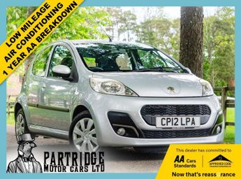 Peugeot 107 1.0 12V Active Hatchback 5dr Petrol Manual Euro 5 (68 ps)