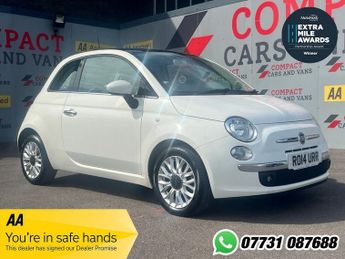 FIAT 500 1.2 Lounge Hatchback 3dr Petrol Dualogic Euro 6 (s/s) (69 bhp)