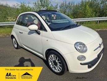 Fiat 500 1.2 Lounge Convertible 2dr Petrol Manual Euro 5 (69 bhp)