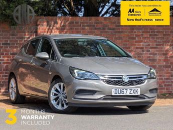 Vauxhall Astra 1.4i Turbo Design Hatchback 5dr Petrol Manual Euro 6 (125 ps)
