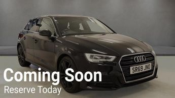 Audi A3 1.0 TFSI 30 S line Sportback 5dr Petrol Manual Euro 6 (s/s) (116