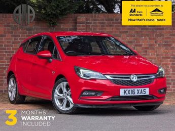 Vauxhall Astra 1.0i Turbo ecoFLEX SRi Hatchback 5dr Petrol Manual Euro 6 (s/s) 