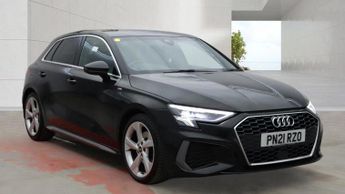 AUDI A3 1.5 TFSI 35 S line Sportback 5dr Petrol S Tronic Euro 6 (s/s) (1