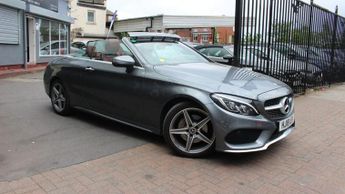 Mercedes C Class 2.0 C200 AMG Line Cabriolet 2dr Petrol G-Tronic+ Euro 6 (s/s) (1