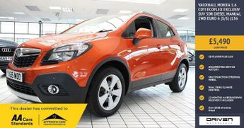 Vauxhall Mokka 1.6 CDTi ecoFLEX Exclusiv SUV 5dr Diesel Manual 2WD Euro 6 (s/s)