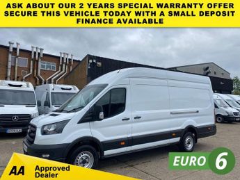 Ford Transit 2.0 TDCI T350 LEADER ECOBLUE L4 H3 XLWB JUMBO H/ROOF RWD 130BHP.