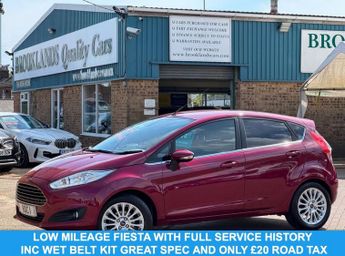 Ford Fiesta 1.0T EcoBoost Titanium Hatchback 5 Door Hot Magenta Petrol Manua