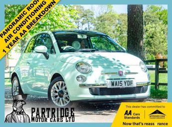 Fiat 500 1.2 Lounge Hatchback 3dr Petrol Manual Euro 6 (s/s) (69 bhp)