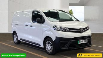 Toyota Proace White 50kWh Icon electric panel van, 7,800 miles, Automatic, Tou