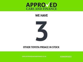 TOYOTA PROACE White 50kWh Icon electric panel van, 7,800 miles, Automatic, Tou