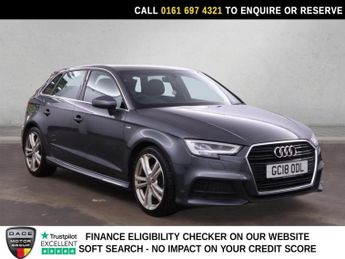Audi A3 2.0 TFSI S line Sportback 5dr Petrol Manual Euro 6 (s/s) (190 ps