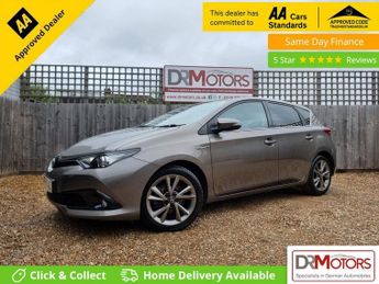 Toyota Auris 1.8 VVT-h Design Hatchback 5dr Petrol Hybrid CVT Euro 6 (s/s) (1