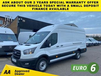 Ford Transit 2.0 TDCI T350 LEADER ECOBLUE L4 H3 XLWB JUMBO H/ROOF RWD 130BHP.