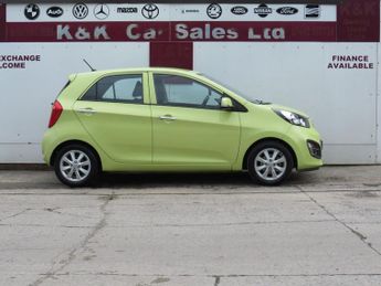 KIA PICANTO 1.25 2 Hatchback 5dr Petrol Auto Euro 5 (84 bhp)