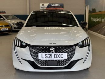 PEUGEOT E-208 50kWh GT Hatchback 5 Door Electric Automatic White 1 Owner from 