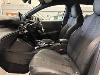 PEUGEOT E-208 50kWh GT Hatchback 5 Door Electric Automatic White 1 Owner from 