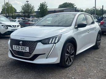 PEUGEOT E-208 50kWh GT Hatchback 5 Door Electric Automatic White 1 Owner from 