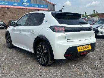 PEUGEOT E-208 50kWh GT Hatchback 5 Door Electric Automatic White 1 Owner from 