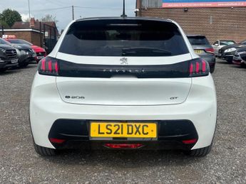 PEUGEOT E-208 50kWh GT Hatchback 5 Door Electric Automatic White 1 Owner from 