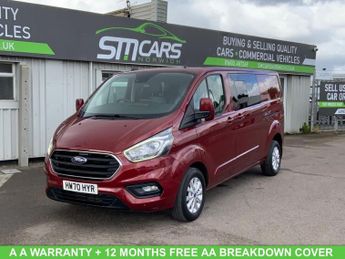 FORD TRANSIT CUSTOM 2.0 320 EcoBlue Limited Crew Van Double Cab 5dr Diesel Auto L2 H