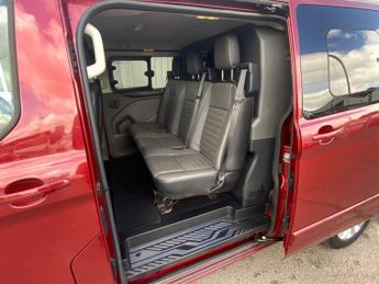 FORD TRANSIT CUSTOM 2.0 320 EcoBlue Limited Crew Van Double Cab 5dr Diesel Auto L2 H