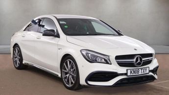 Mercedes CLA 2.0 CLA45 AMG Coupe 4dr Petrol SpdS DCT 4MATIC Euro 6 (s/s) (381