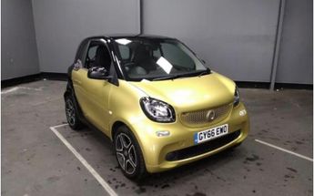 Smart ForTwo 1.0 Prime (Premium) Coupe 2dr Petrol Twinamic Euro 6 (s/s) (71 p