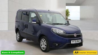 Fiat Doblo Blue 1.4 Petrol Disabled access Crew Cab van, 13,250 miles, Euro