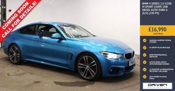 BMW 420 2.0 420d M Sport Coupe 2dr Diesel Auto Euro 6 (s/s) (190 ps)