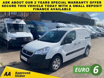 Peugeot Partner 1.6 BLUE HDI PROFESSIONAL L1 SWB 100BHP. AIRCON. SENSORS. LOW 29