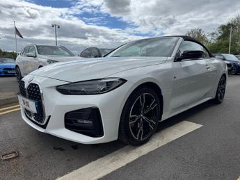 BMW 4 SERIES 2.0 420i M Sport Convertible 2dr Petrol Auto Euro 6 (s/s) (184 p