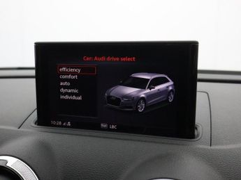 AUDI A3 1.5 TFSI CoD S line Sportback 5dr Petrol S Tronic Euro 6 (s/s) (