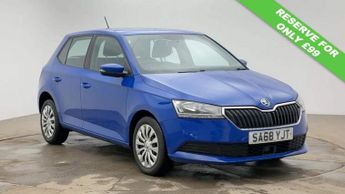 Skoda Fabia 1.0 S Hatchback 5dr Petrol Manual Euro 6 (s/s) (75 ps)