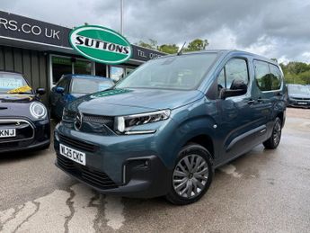 CITROEN E-BERLINGO 52kWh PLUS XL MPV 5dr Electric Auto (7.4kW Charger) (136 ps)