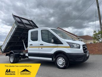 Ford Transit 130 2.0 350 EcoBlue Leader Double Cab TIPPER RWD L3 Euro 6 +VAT
