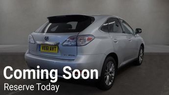 LEXUS RX 3.5 450h V6 Advance SUV 5dr Petrol Hybrid CVT 4WD Euro 5 (s/s) (