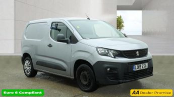 Peugeot Partner Grey 1.6 BlueHDi 1000 Professional van, 33,400 miles, Euro 6, 5-